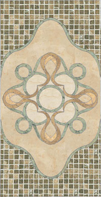 Tulip Carpet Medallion 24 x 48