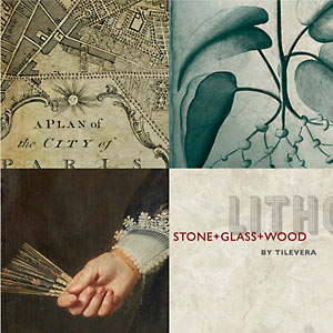 Litho: Stone - Glass - Wood