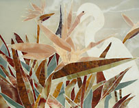 Egret Design Completed Mosaic