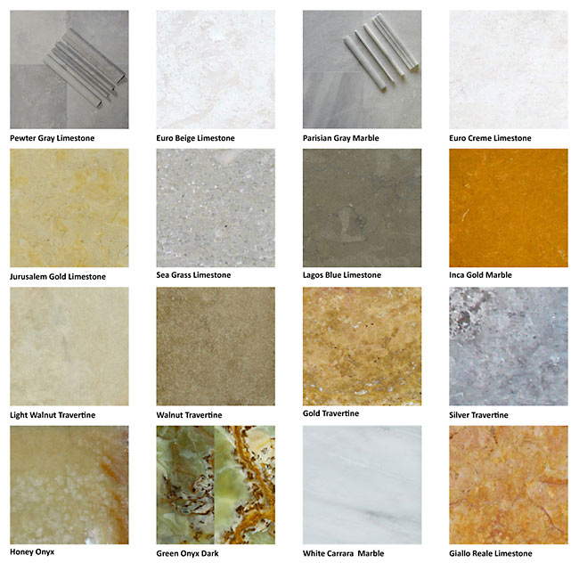 Natural Stone Options